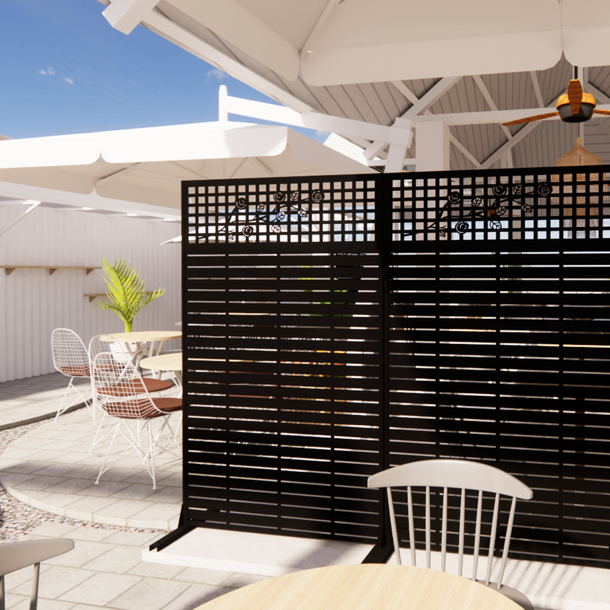 Metal Privacy Screens