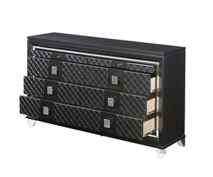 Sawyer - Metallic Dresser - Gray - Best Buy Furniture
