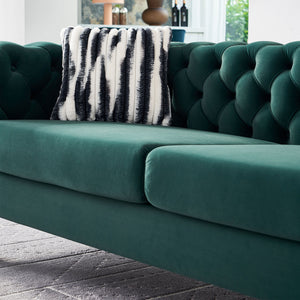 Chesterfield - Modern Tufted Living Room Sofa, 84.25''W Couch