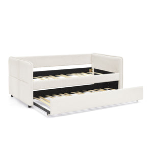 Upholstered Daybed With Pop Up Trundle