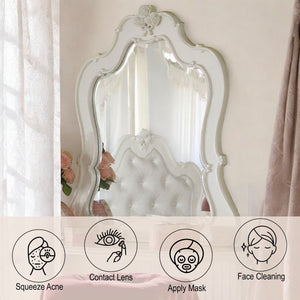Edalene - Mirror - Pearl White