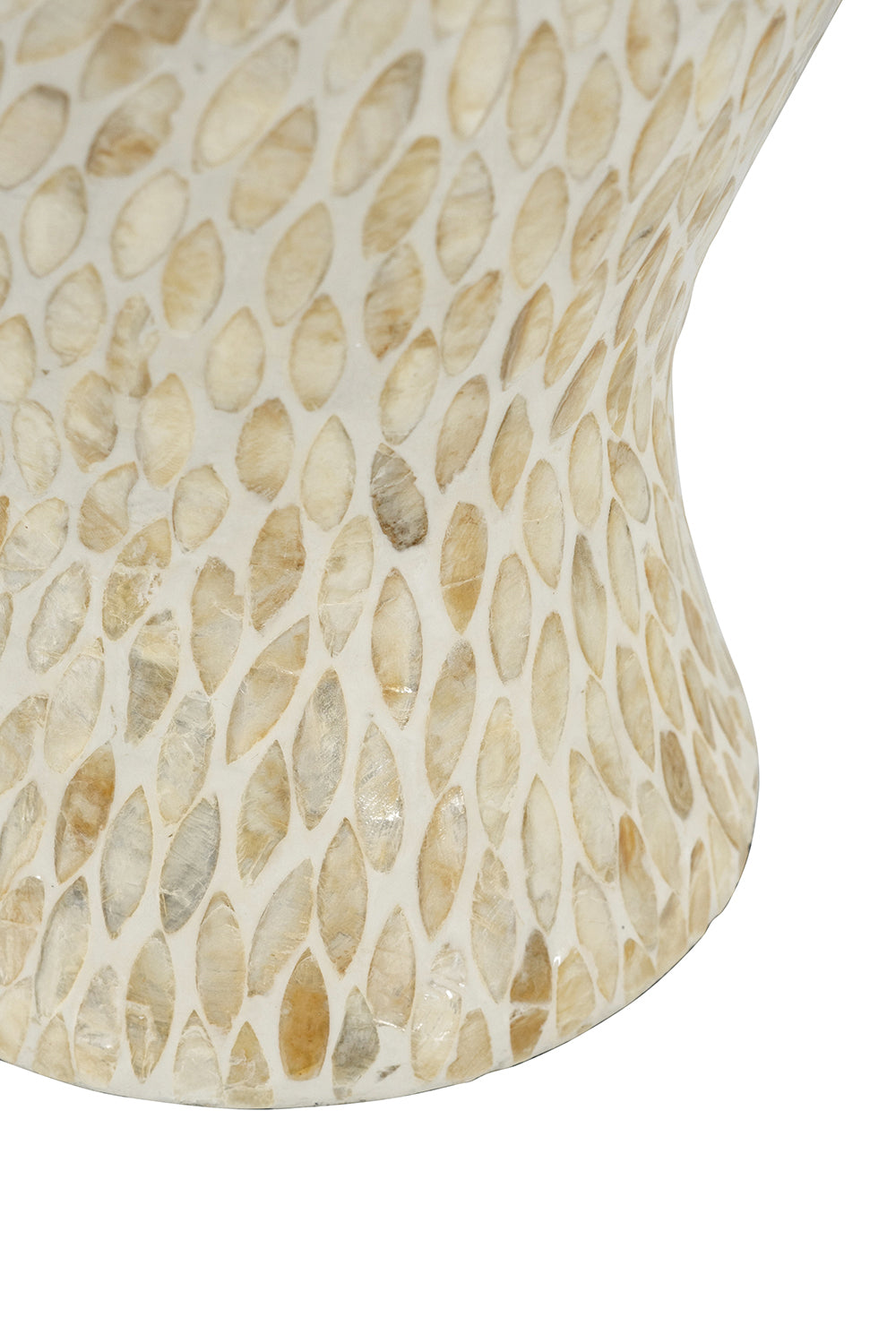 D11x19.7" Large Vase with Capiz Shell Motif