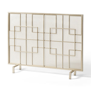 Dorothy - Modern Single Panel Iron Fire Screen