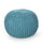 Moro - Knitted Cotton Round Pouf With Pumpkin Shape - Best Buy Furniture