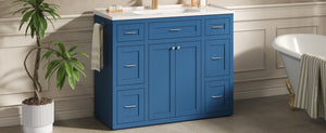 Navy Blue 48" Bathroom Vanity
