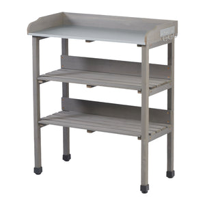 Outdoor Potting Table, 3 Tier Workbench