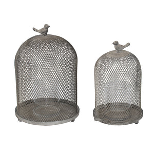 Set of 2 Ophira Sparrow Antique Candle Holders