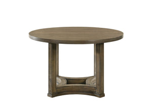 Parfield - 5 Pieces Round Dining Room Set - Light Brown / Oak - Best Buy Furniture