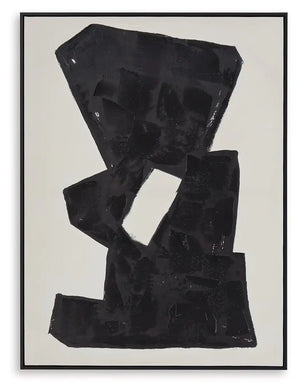 Garviery - Wall Art - Black / Cream - Best Buy Furniture