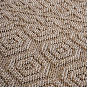 Guros - 8' X 10' Geometric Indoor / Outdoor Area Rug - Mocha