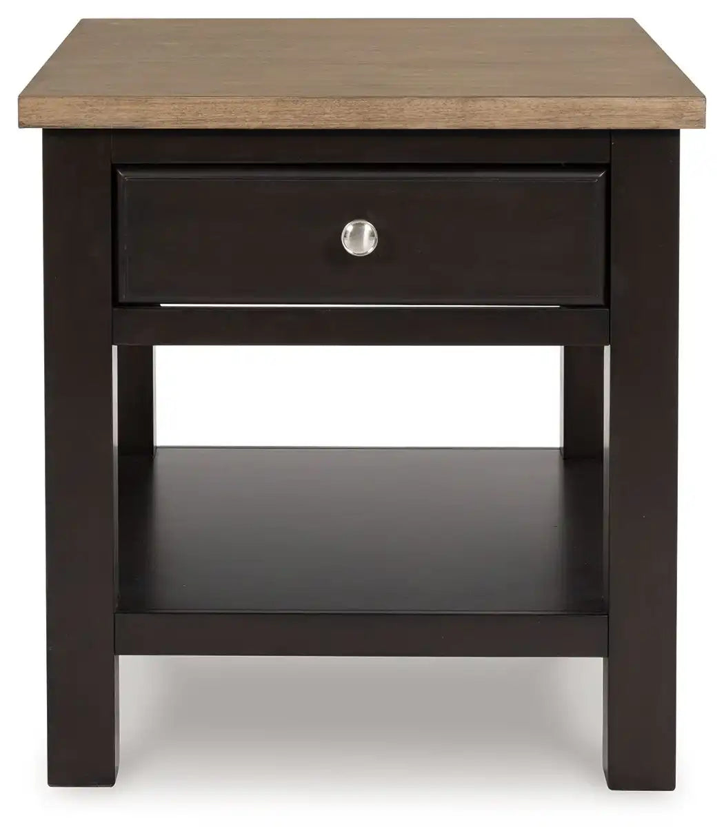Drazmine - Rectangular End Table - Brown - Best Buy Furniture