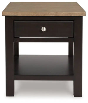 Drazmine - Rectangular End Table - Brown - Best Buy Furniture