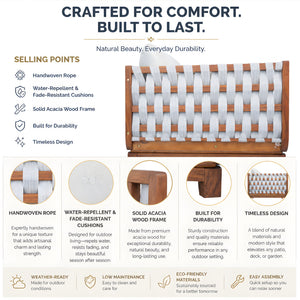 4 Pcs Outdoor Patio Furniture Set