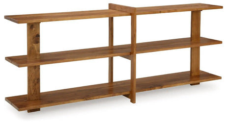 Fayemour - Console Sofa Table - Brown - Best Buy Furniture