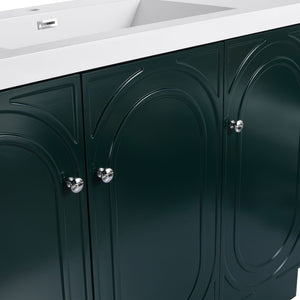 Modern Freestanding Bathroom Vanity With Soft Close Cabinet Doors