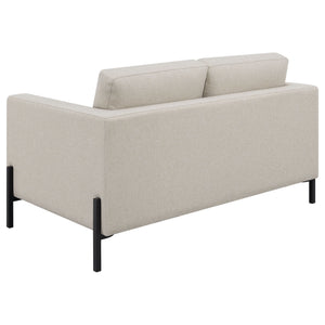 Dulcie - Loose Back Loveseat - Oatmeal
