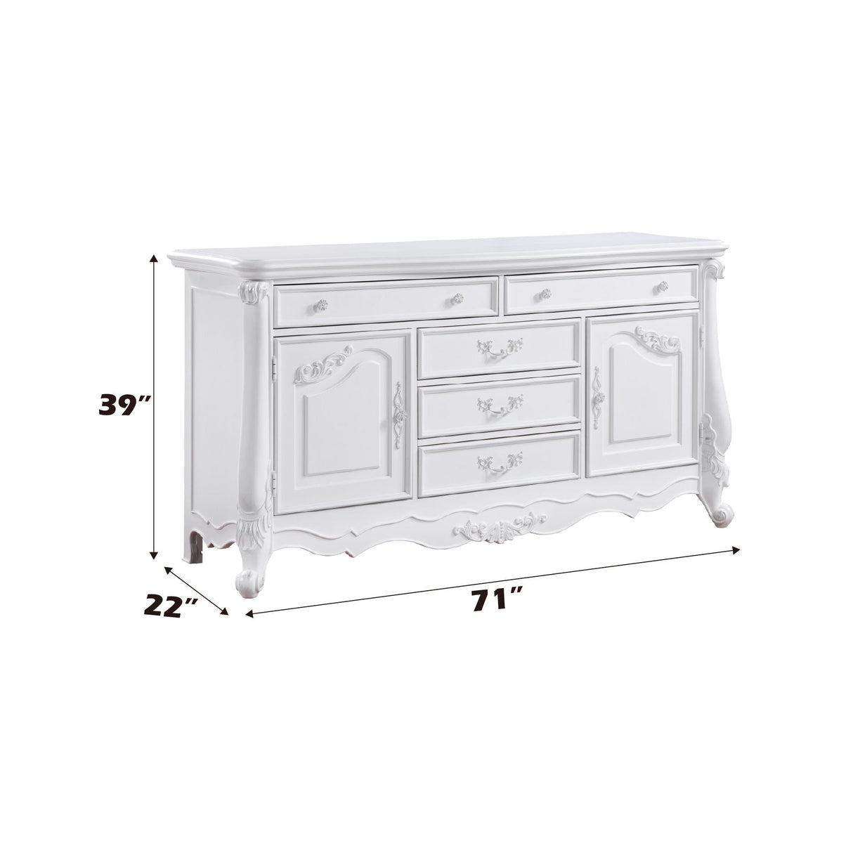 Latisha - Dresser - White - Best Buy Furniture