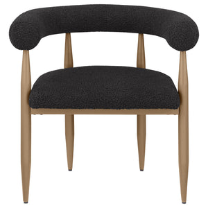 Crofton - Upholstered Dining Arm Chair (Set of 2) - Black