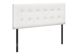 Full Size Headboard Only Upholstered Leather Look - White - Best Buy Furniture