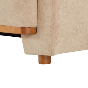 Flow 79 in. Modern Upholstered Velvet Sofa - Nomad