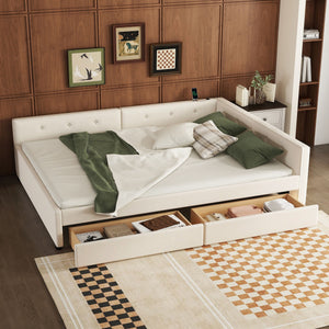Platform Bed With USB Ports