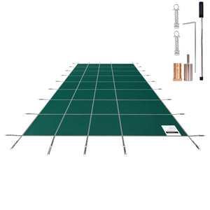 Pool Safety Cover Fits 14x26ft Rectangle Inground Safety Pool Cover