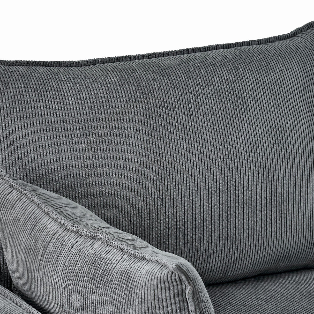 Comfy Oversized Chaise Lounge Chair With Ottoman And Storage