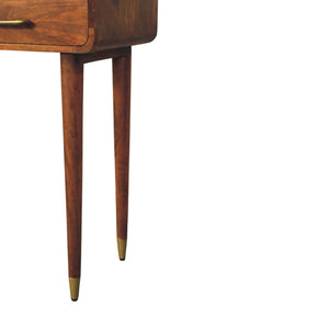 Solid Wood Valenza Curved Console Table