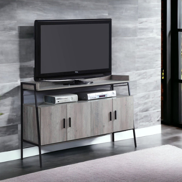 Samiya - TV Stand - Gray - Best Buy Furniture