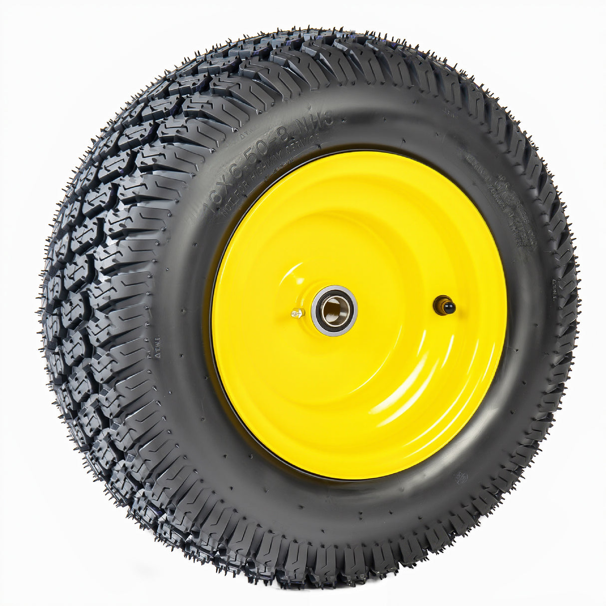 Set of 2 Lawn Mower Tires and Wheel Assembly