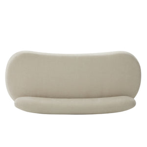 Lunara 66 in. Modern Curved Upholstered Chenille Sofa