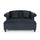 Upholstered Chaise Lounge With Scroll Arms, Turned Legs And 2 Pillows - Best Buy Furniture
