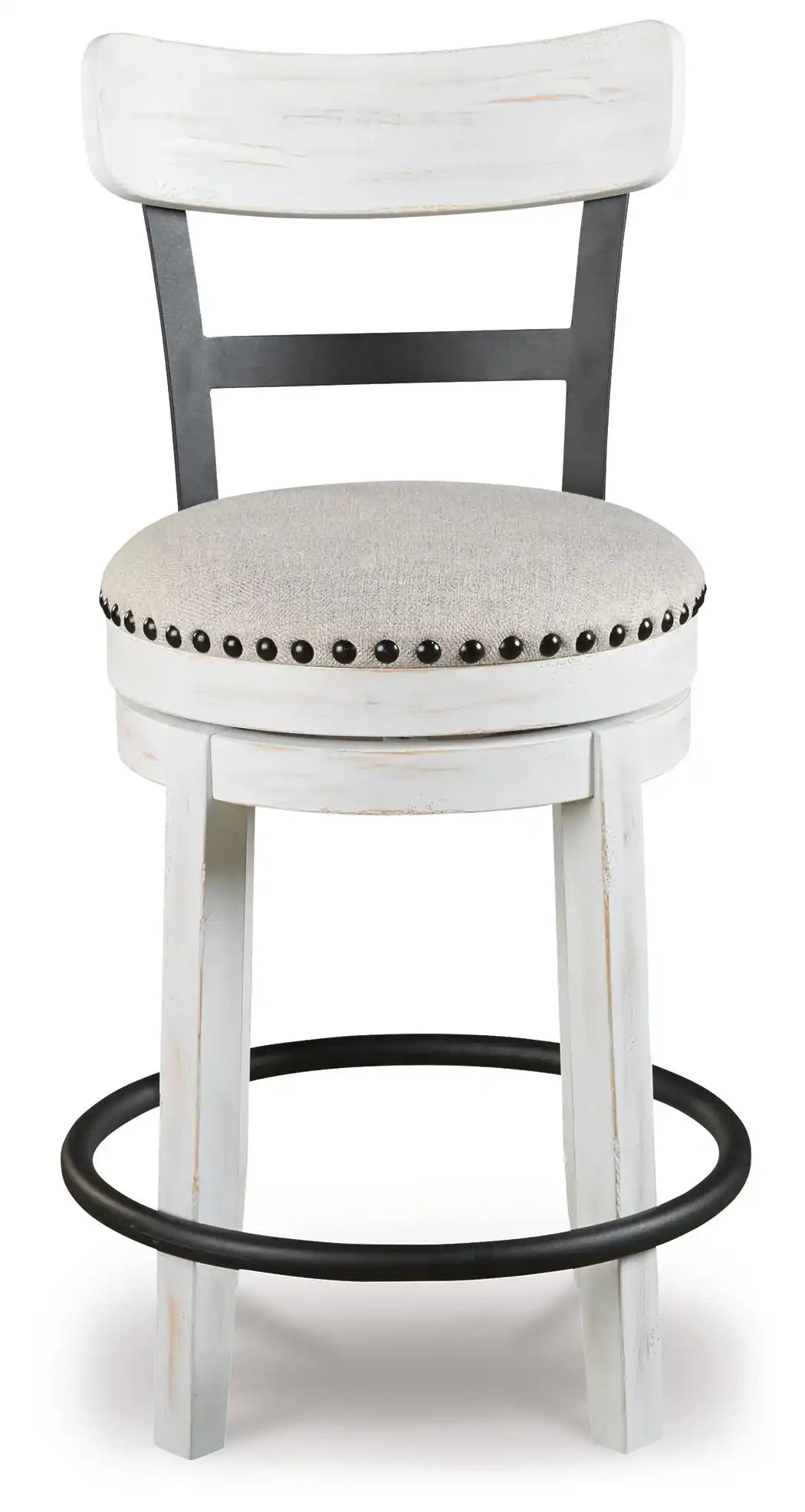 Valebeck - Full Back Swivel Stool - Best Buy Furniture