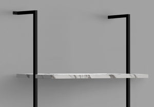 Bookshelf, Bookcase, Etagere, Ladder, 5 Tier, For Office, Marble Look Contemporary & Modern - Best Buy Furniture