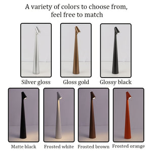 Rechargeable Touch LED Table Lamp – 3 Color Dimmable Light for Reading & Bedroom