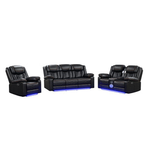 Challenger - LED Power Recliner Set