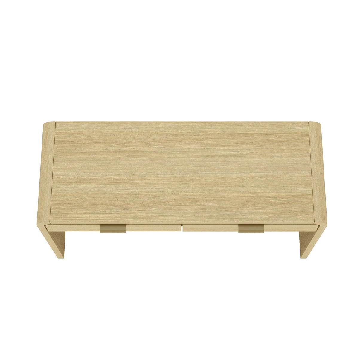 Grace - Office Desk With 2 Drawers - Oak