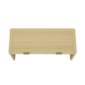 Grace - Office Desk With 2 Drawers - Oak