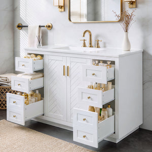 48" Bathroom Vanity with Sink Top