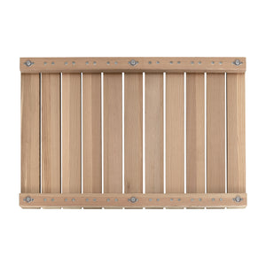 Cedar Wood Shower Mat - Non-Slip Slatted Bath Mat