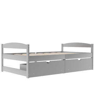 Platform Bed With 2 Drawers