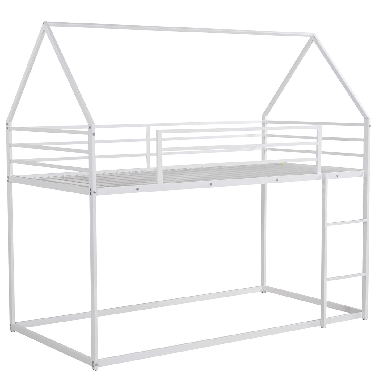 House Bunk Bed With Built In Ladder