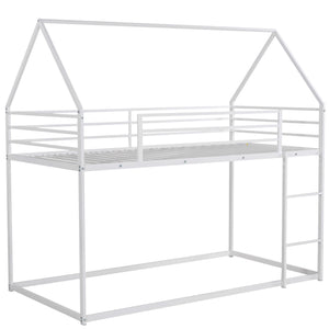 House Bunk Bed With Built In Ladder