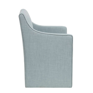 Traditional Skirted Dining Arm Chair