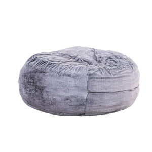 Classic 5Ft Memory Foam Bean Bag Chair, Soft Comfort Lounger - Purple
