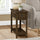 Accent End Table, 2 Tier, Narrow, Lamp, Storage Drawer, Charming Design - Best Buy Furniture