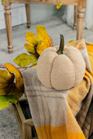 Weighted Pumpkin Ornament Decor For Holiday
