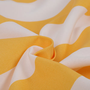 4 Pack Outdoor Pillow Covers - Yellow/White