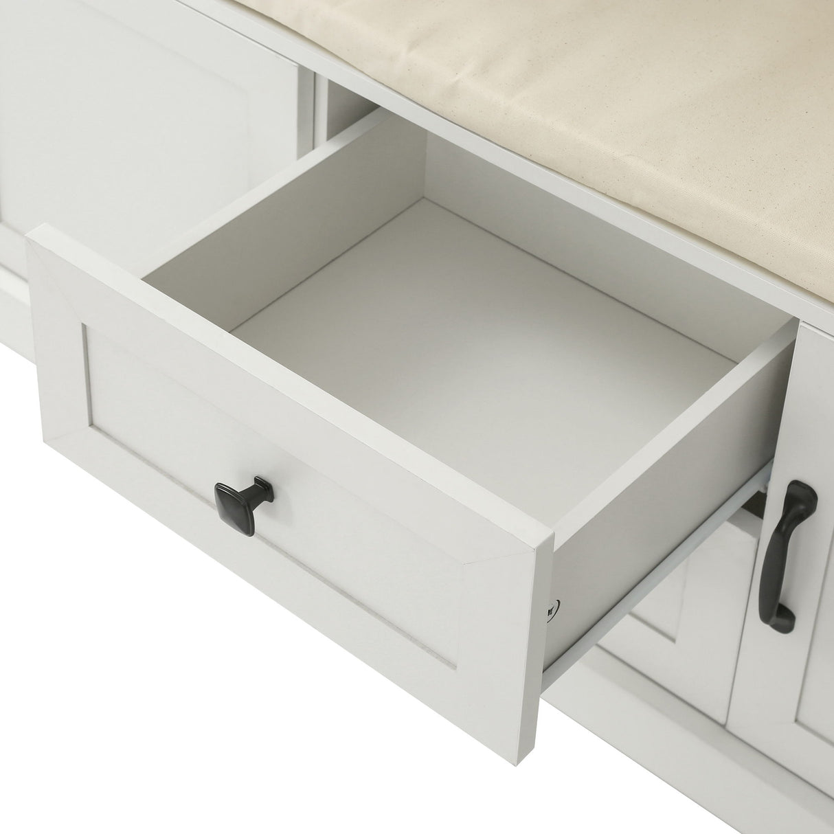 Hall Tree With 3 Hooks, Coat Hanger, Entryway Bench, Storage Bench, 3 In 1 Design