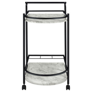 Serving Cart With Wine Rack